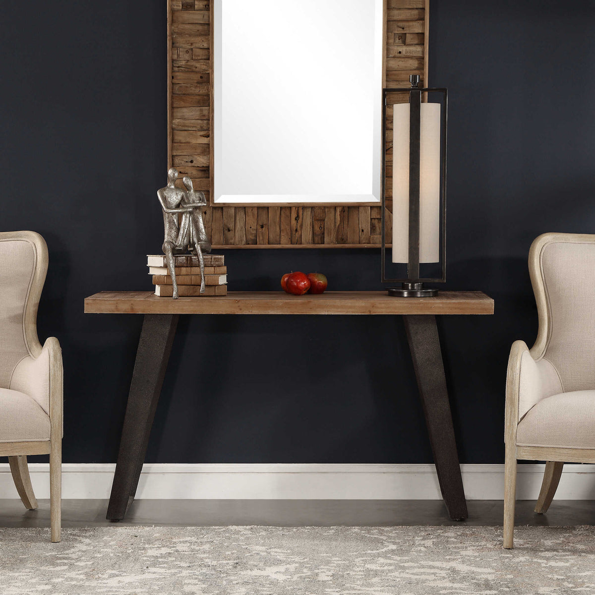 Modern European furniture - Fir Wood Console Table - www.oroa.com