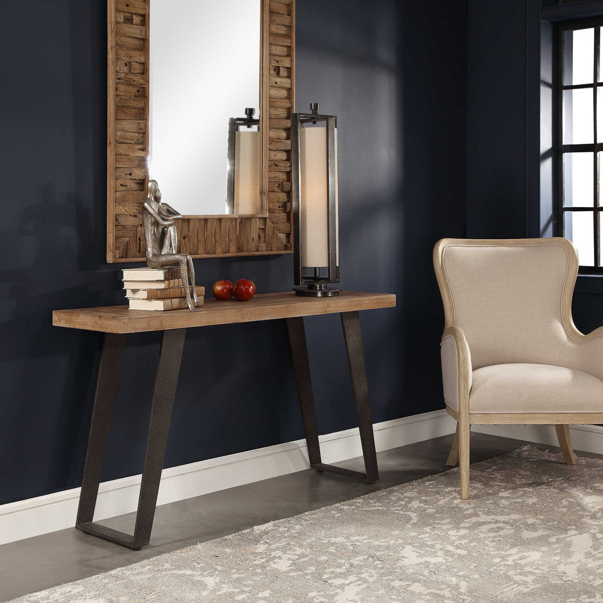 Modern European furniture - Fir Wood Console Table - www.oroa.com