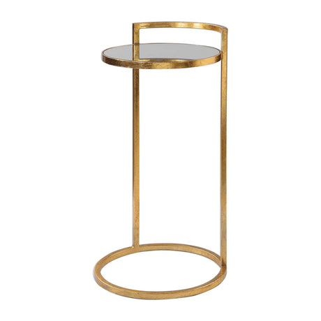 Gold Framed Mirror Accent Table by Uttermost Cailin, alternate view 3