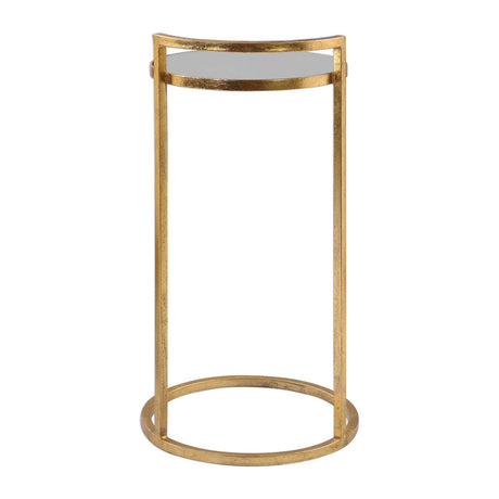 Gold Framed Mirror Accent Table by Uttermost Cailin, alternate view 4