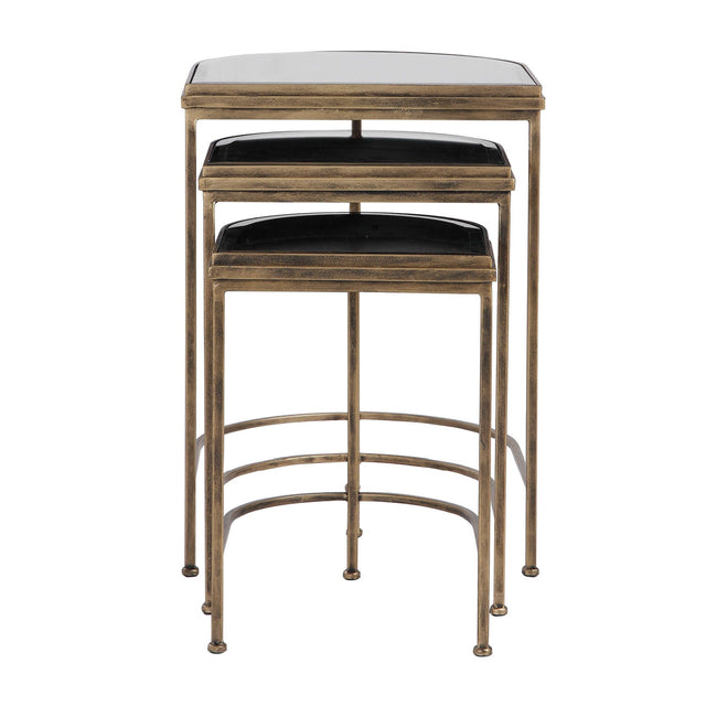 Gold Framed Nesting Tables (3) by Uttermost India