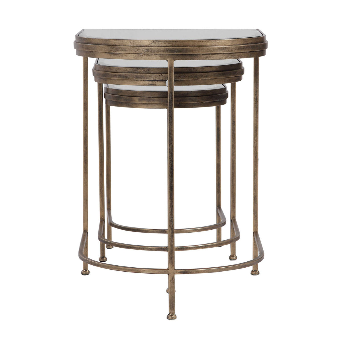 Gold Framed Nesting Tables (3) by Uttermost India, alternate view 5