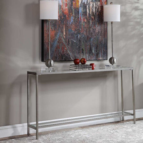 Modern European furniture - Beveled Mirror Console Table - www.oroa.com