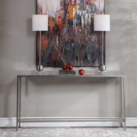 Modern European furniture - Beveled Mirror Console Table - www.oroa.com