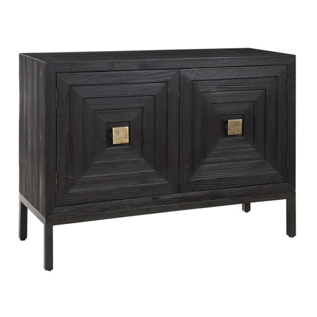 Modern European furniture - Fir Wood 2-Door Cabinet - www.oroa.com
