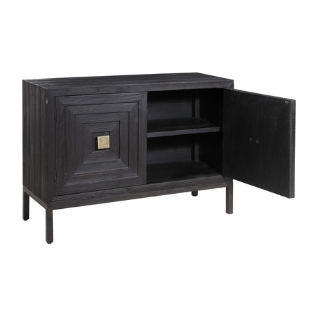 Modern European furniture - Fir Wood 2-Door Cabinet - www.oroa.com