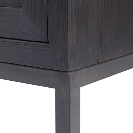 Modern European furniture - Fir Wood 2-Door Cabinet - www.oroa.com