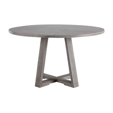 Modern European furniture - Gray Oak Round Dining Table - www.oroa.com