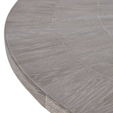 Modern European furniture - Gray Oak Round Dining Table - www.oroa.com
