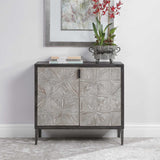Oak Mosaic 2-Door Cabinet by Uttermost Laurentia, alternate view 2