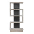 Modern European furniture - Gray Elm Veneer Bookcase - www.oroa.com