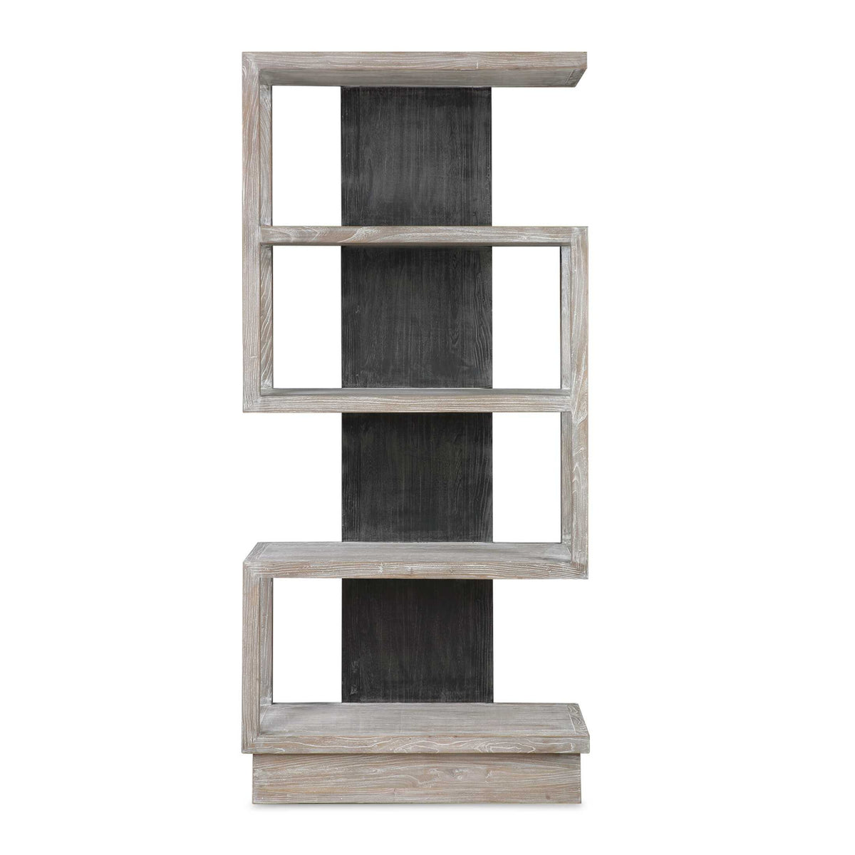 Modern European furniture - Gray Elm Veneer Bookcase - www.oroa.com