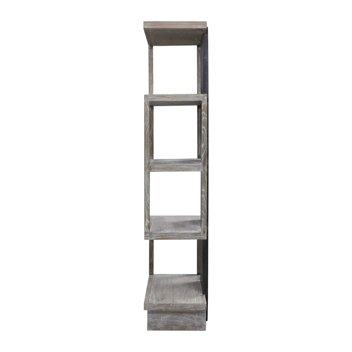 Modern European furniture - Gray Elm Veneer Bookcase - www.oroa.com