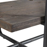 Modern European furniture - Brushed Pewter Framed Bookshelf - www.oroa.com