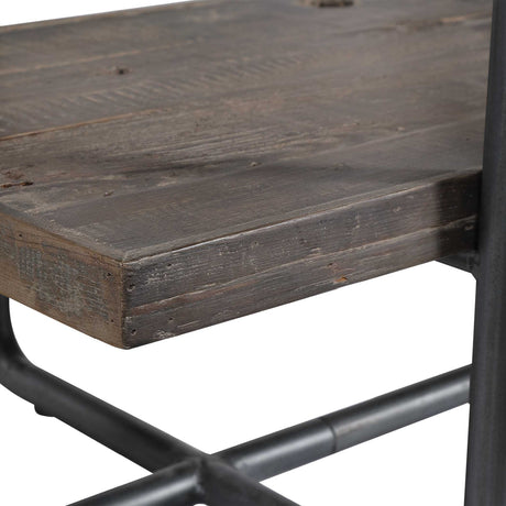 Modern European furniture - Brushed Pewter Framed Bookshelf - www.oroa.com
