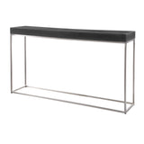 Modern European furniture - Black Concrete Contemporary Console Table - www.oroa.com
