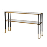 Gold Leaf Console Table by Uttermost Kentmore, alternate view 3