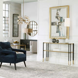 Gold Leaf Console Table by Uttermost Kentmore, alternate view 7