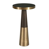 Black Glass Accent Table by Uttermost Fortier