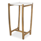 Modern European furniture - Antique Gold Framed Accent Table Table - www.oroa.com