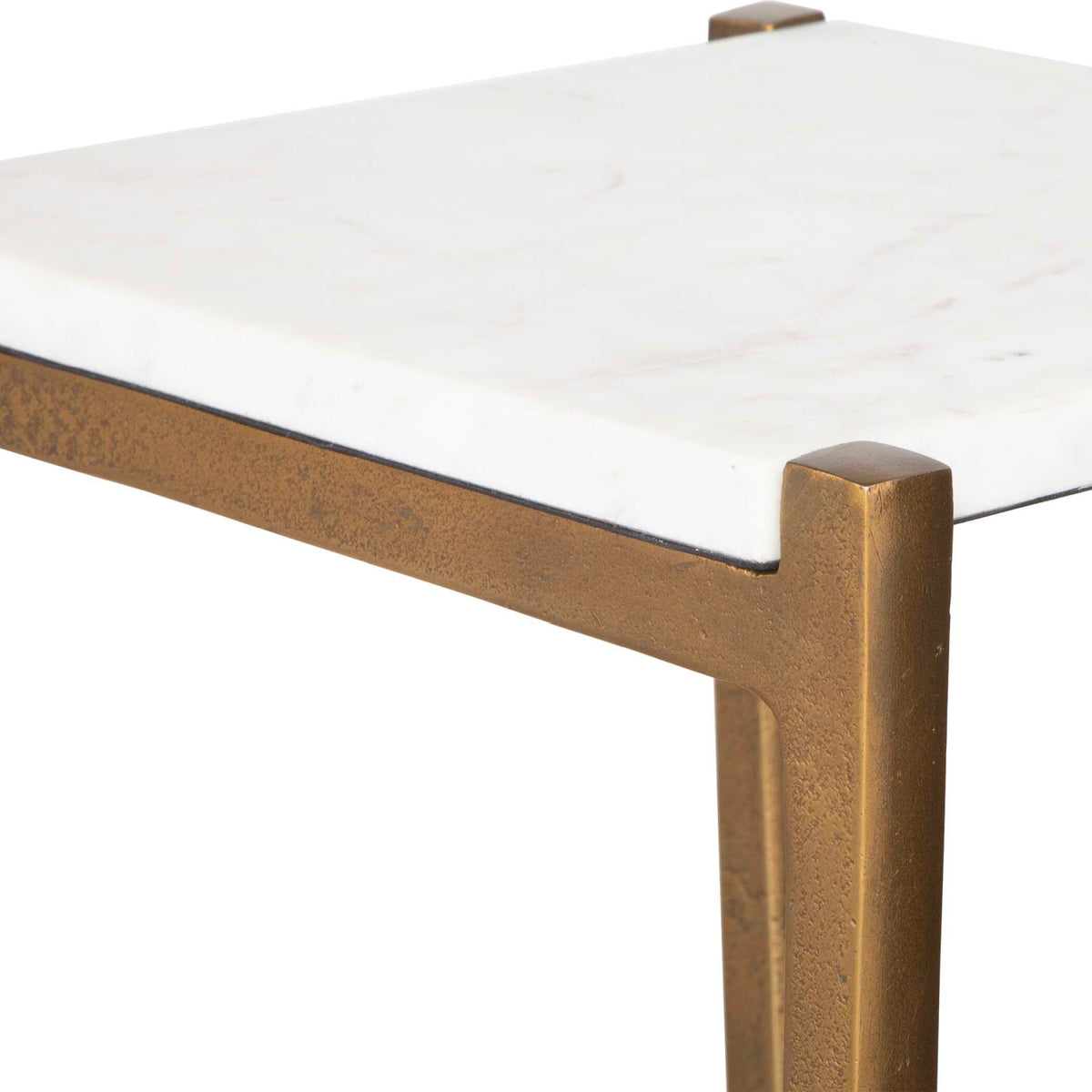 Modern European furniture - Antique Gold Framed Accent Table Table - www.oroa.com