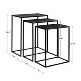 Modern European furniture - Cast Aluminum Nesting Tables (3) - www.oroa.com