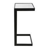 Modern European furniture - Black Iron Framed Accent Table - www.oroa.com