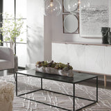 Modern European furniture - Bronze Aluminum Coffee Table - www.oroa.com