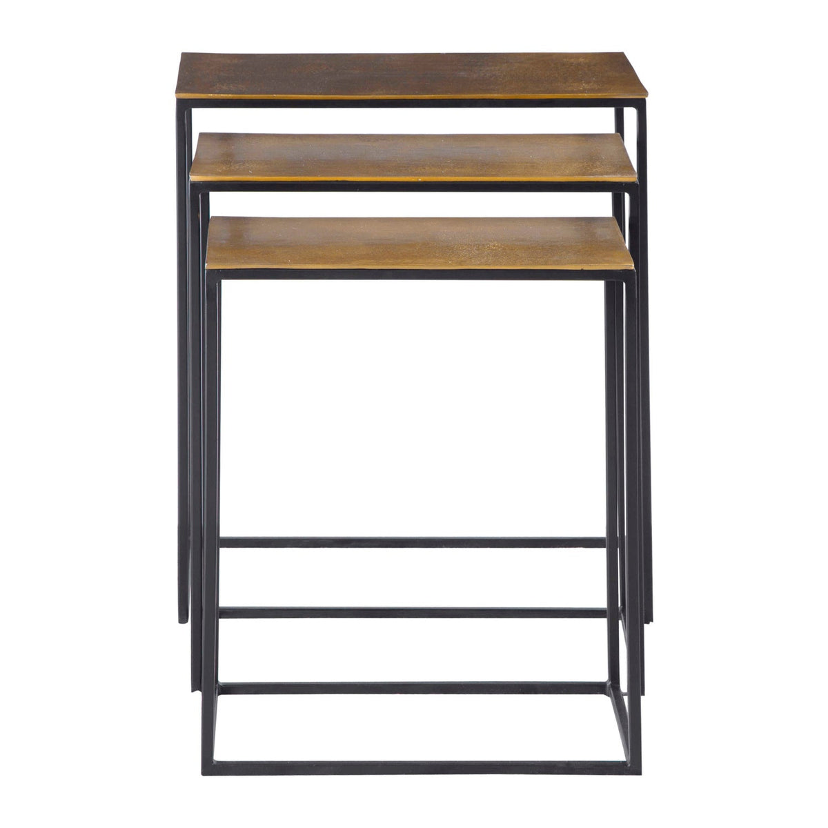 Modern European furniture - Cast Aluminum Nesting Tables (3) - www.oroa.com