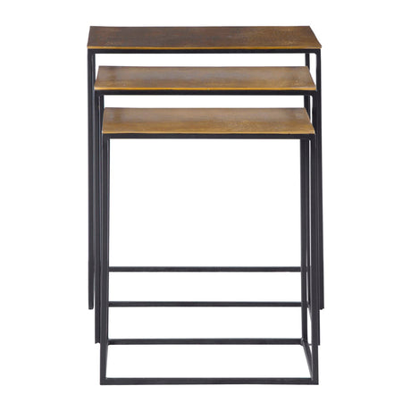 Modern European furniture - Cast Aluminum Nesting Tables (3) - www.oroa.com