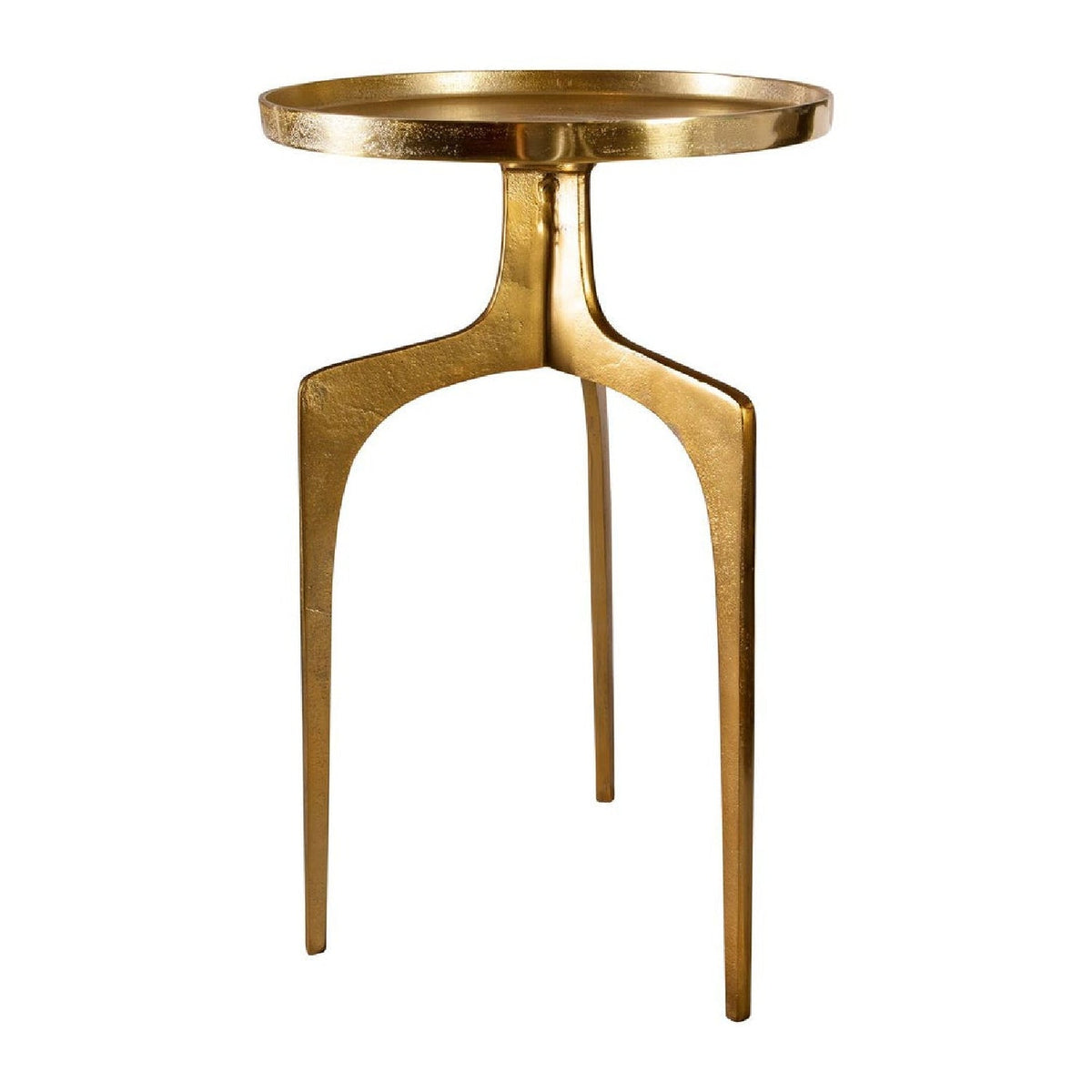 Modern European furniture - Round Cast Aluminum Accent Table - www.oroa.com