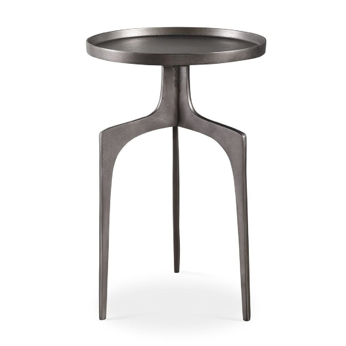 Modern European furniture - Round Cast Aluminum Accent Table - www.oroa.com