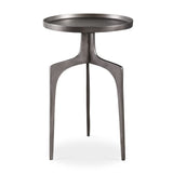 Modern European furniture - Round Cast Aluminum Accent Table - www.oroa.com
