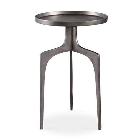 Modern European furniture - Round Cast Aluminum Accent Table - www.oroa.com