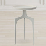Modern European furniture - Round Cast Aluminum Accent Table - www.oroa.com