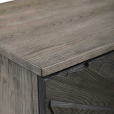 Oak Starburst 2-Door Cabinet by Uttermost Shield, alternate view 7