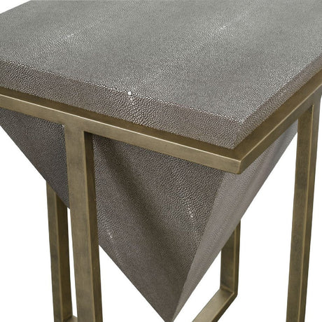 Modern European furniture - Fir Wood Pyramid Side Table - www.oroa.com
