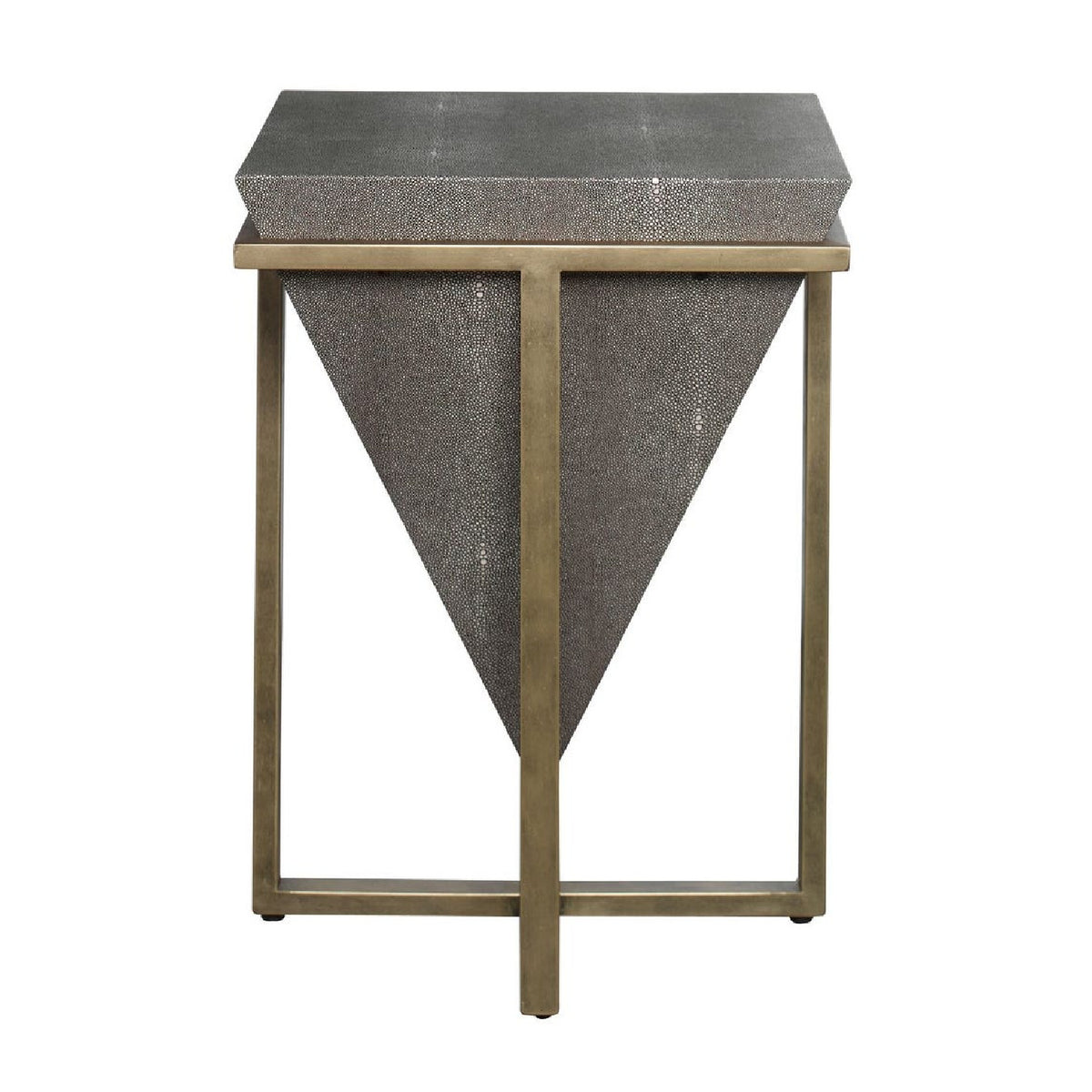 Modern European furniture - Fir Wood Pyramid Side Table - www.oroa.com