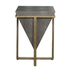 Modern European furniture - Fir Wood Pyramid Side Table - www.oroa.com