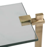 Modern European furniture - White Marble Foot Accent Table - www.oroa.com