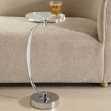Modern European furniture - Round Crystal Drink Table - www.oroa.com