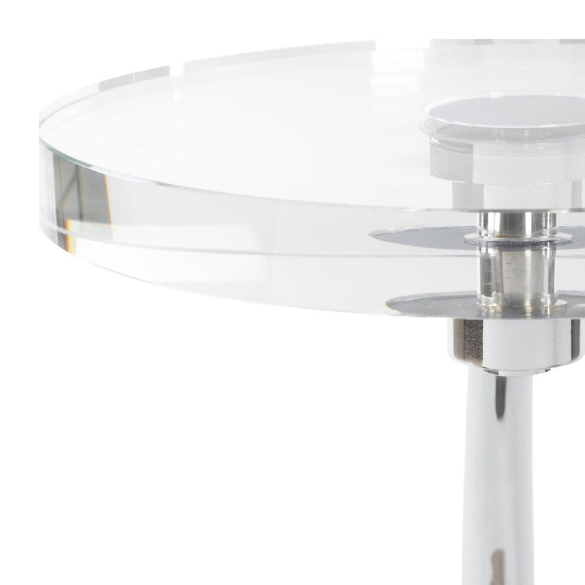Modern European furniture - Round Crystal Drink Table - www.oroa.com