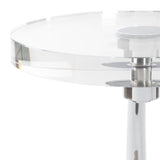 Modern European furniture - Round Crystal Drink Table - www.oroa.com