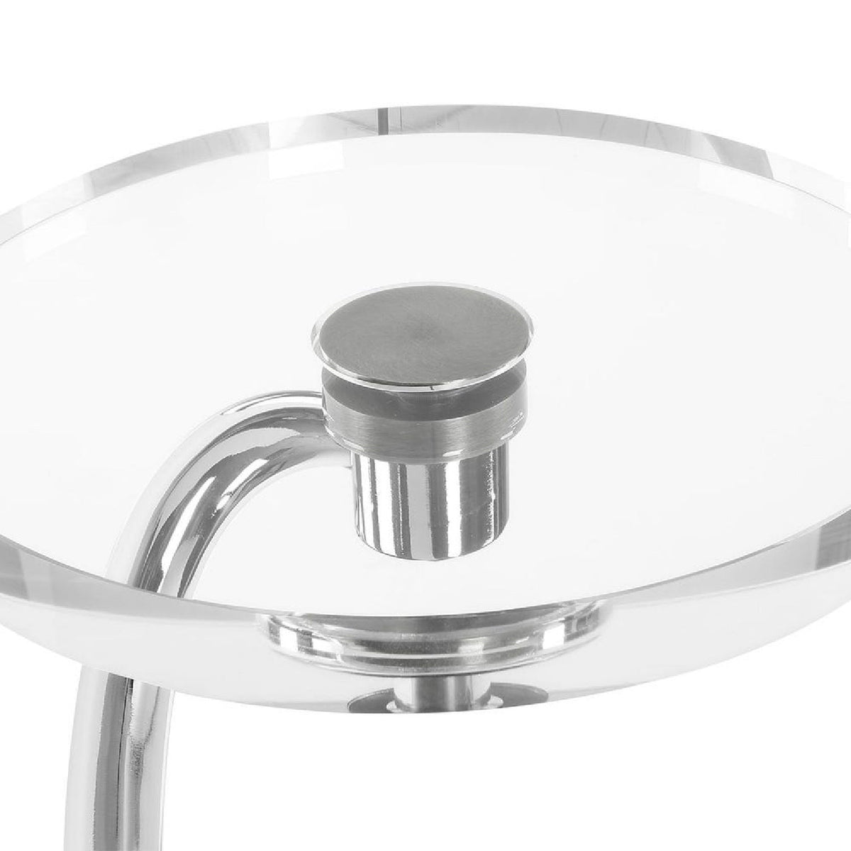 Modern European furniture - Round Crystal Drink Table - www.oroa.com