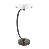 Modern European furniture - Round Crystal Drink Table - www.oroa.com