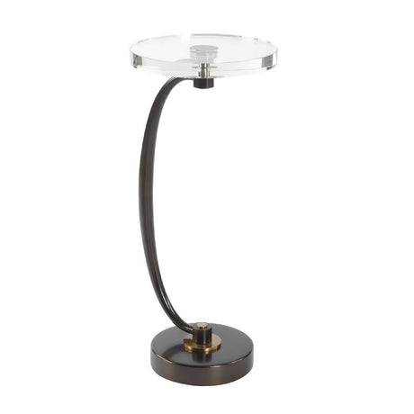 Modern European furniture - Round Crystal Drink Table - www.oroa.com