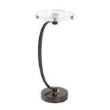 Modern European furniture - Round Crystal Drink Table - www.oroa.com