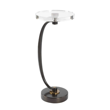 Modern European furniture - Round Crystal Drink Table - www.oroa.com