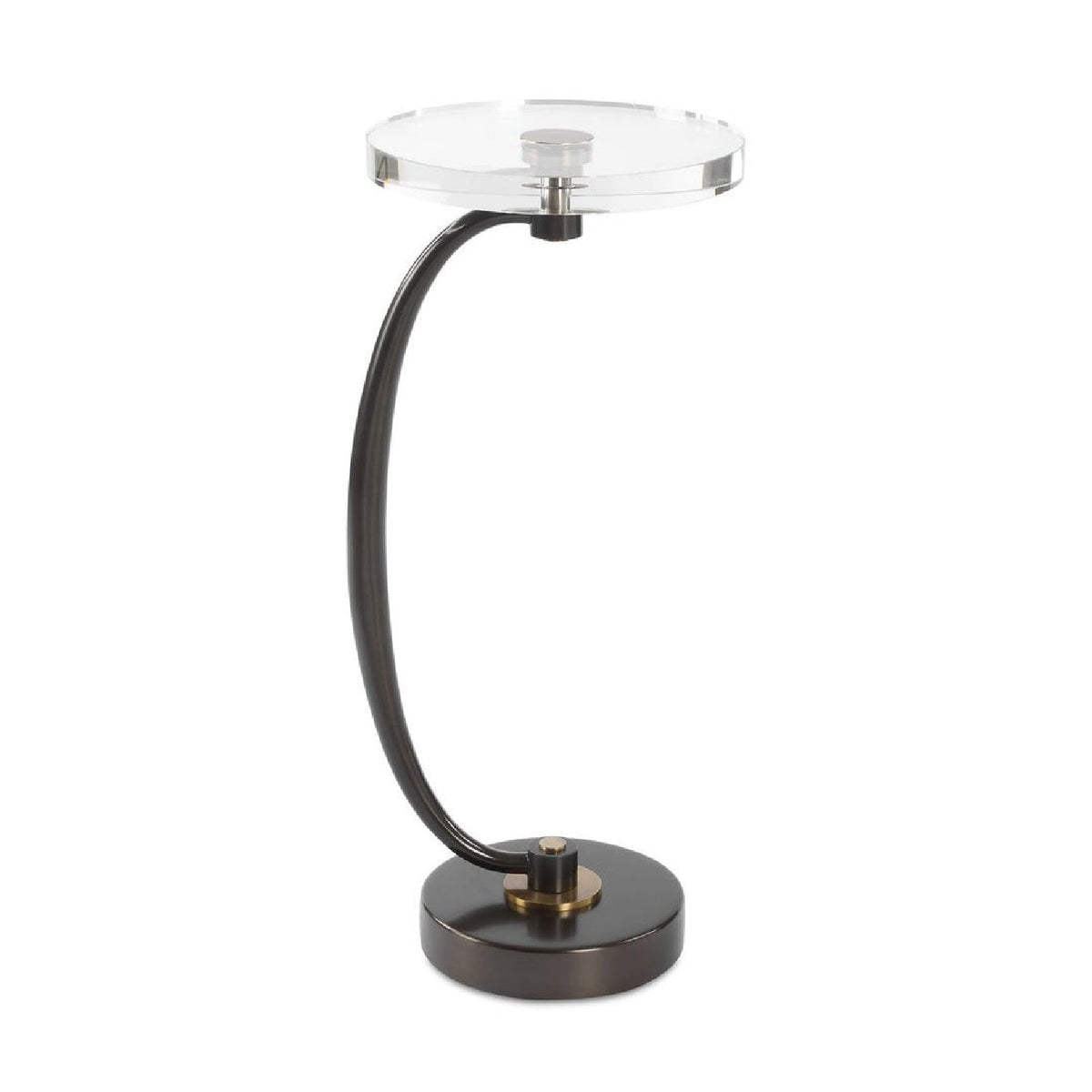 Modern European furniture - Round Crystal Drink Table - www.oroa.com
