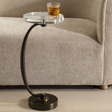 Modern European furniture - Round Crystal Drink Table - www.oroa.com